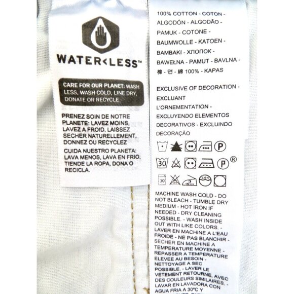 NEW! Levi's 501 Denim Jean Shorts Distressed Button Fly Cutoff Blue SZ 34 - Picture 8 of 8